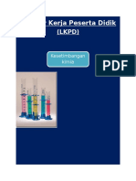 LKPD KD 3.8 Dan 3.9.kesetimbangan Kimia - Ria Novita Sari