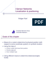 Ad Hoc and Sensor Networks Chapter 9: Localization & Positioning