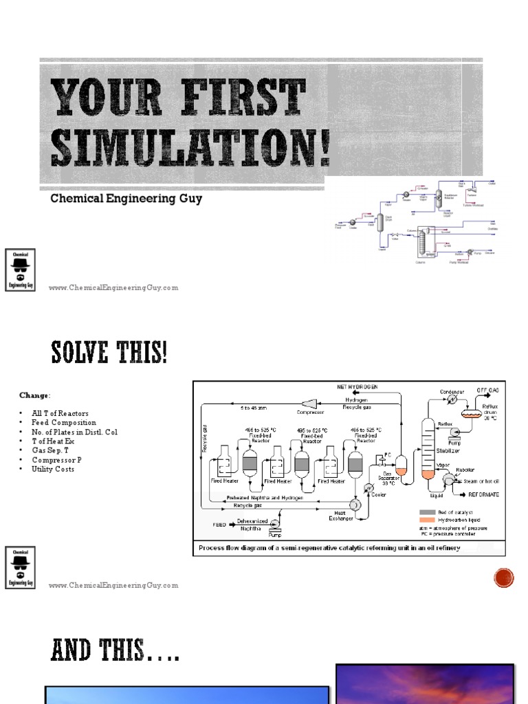 Aspen Hysys Your Very First Hysys Simulation Pdf Distillation