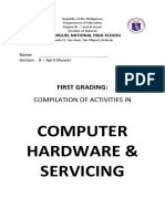 Computer Hardware & Servicing: Compilation of Activities in