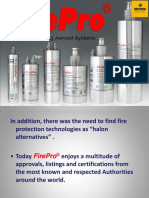 AEROSOL FIREPRO Presentation