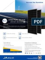 Datasheet JA Solar 350w-370w Mono 