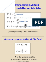 Understanding the electromagnetic field through its 4-vector representation