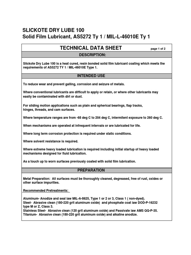 AS5272 PDF Lubricant Corrosion