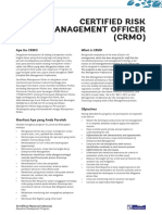 Certified Risk Management Officer (CRMO)