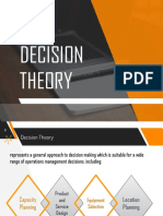 Decision Theory