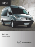 2012 Mercedes Sprinter Maintenance Manual