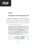 The Singular Value Decomposition (SVD)