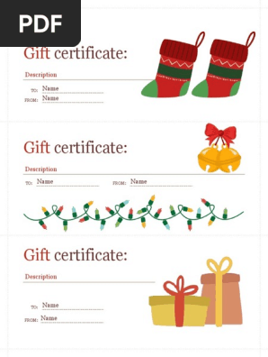 Gift Certificate