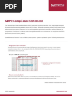 GDPR Compliance Statement