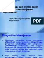 Teori Dan Prinsip Dasar Management