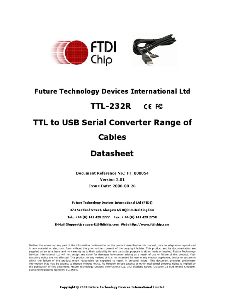 TTL RS232 Cable | Download Free PDF | Usb | Electrical Connector