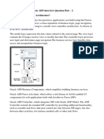 Oracle ADF interview questions on architecture, components, task flows and more