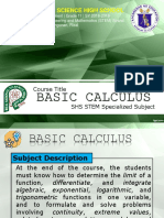 Lesson 1 Limit of A Function (Algebraic)