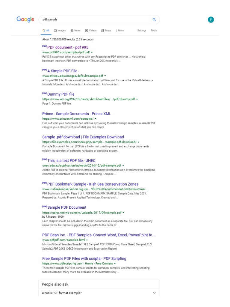 Sample PDF Documents: Understanding Common Document Formats and ...