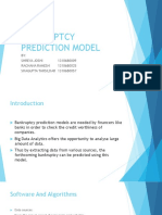 Bankruptcy Prediction Model Using Big Data Analytics