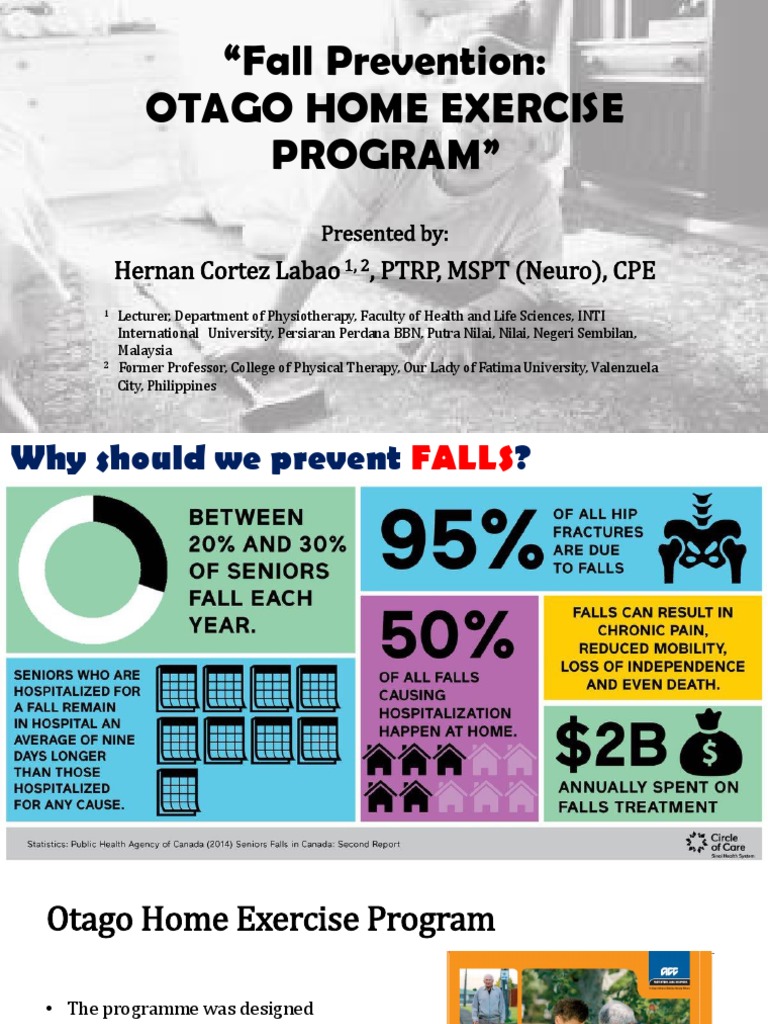 Otago Exercise Program PDF Diseases And Disorders Medical Specialties