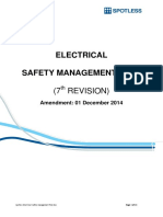 Electrical Safety Management Plan: (7 Revision)