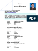 Resume: Sayta Kumar Barman