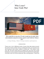 Who Wins? Who Loses? - US-China Trade War!