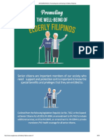 INFOGRAPHICS - Promoting The Well-Being of Elderly Filipinos