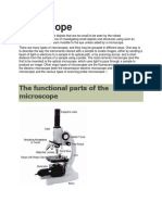 Microscope: The Functional Parts of The Microscope