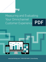Measuring and Evaluating Your Omnichannel Customer Experience