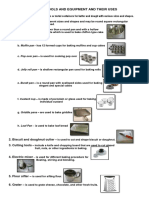 Baking Tools and Equipment and Their Uses