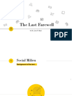 The Last Farewell: by Dr. Jose P. Rizal