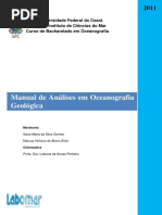 Manual de Análises Em Oceanografia Geológica