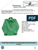 Ficha Tecnica ATF1026 Chamarra Antiflama