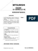 Mitsubishi: Engine 4G1 Series (E - W)