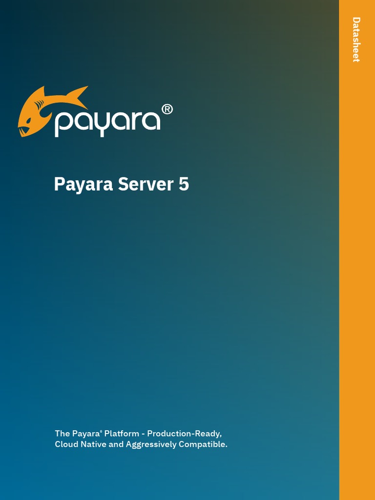 Payara Server Data Sheet | PDF | Cloud Computing | Application Server