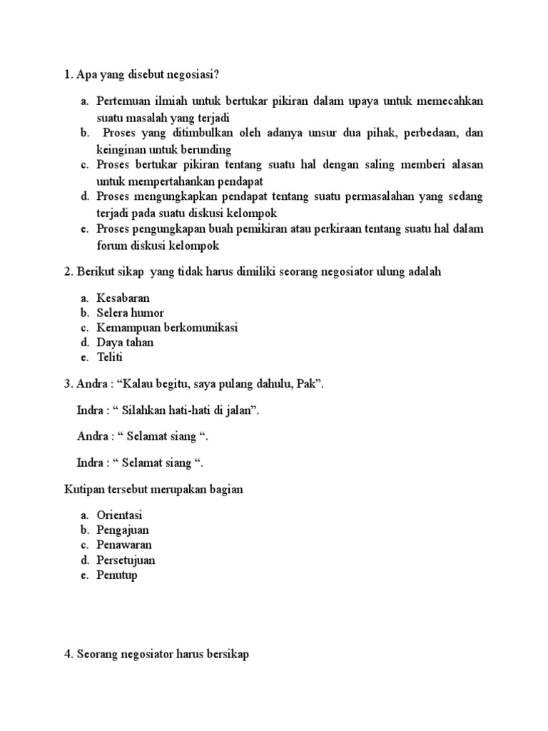 Soal Bahasa Indo X 10 Smstr 2 Pdf