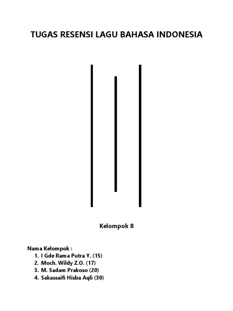 Resensi Lagu Populer Indonesia | PDF | Puisi