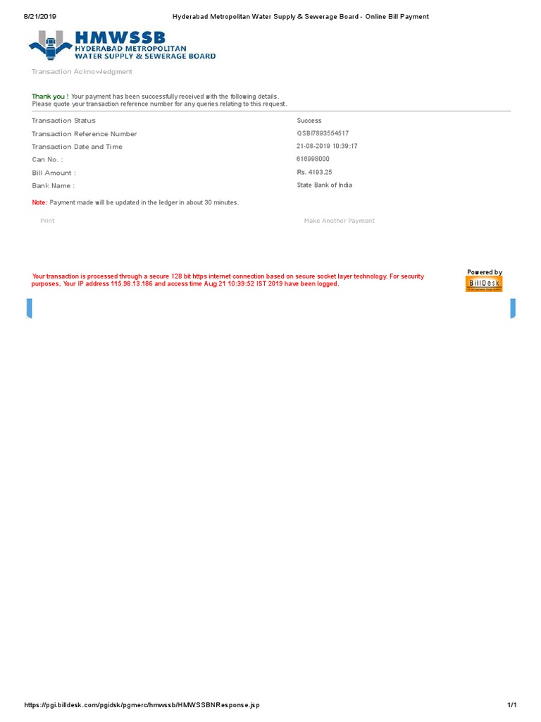 Transaction Status Transaction Reference Number Transaction Date and ...