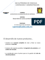 Desarrollo de Productos - VSDLG - Inicio