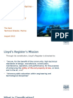 Lloyd’s Register Marine Classification and Technology