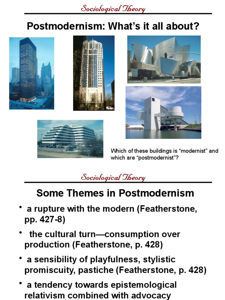Postmodernism: What's It All About?: Which of These Buildings Is ...