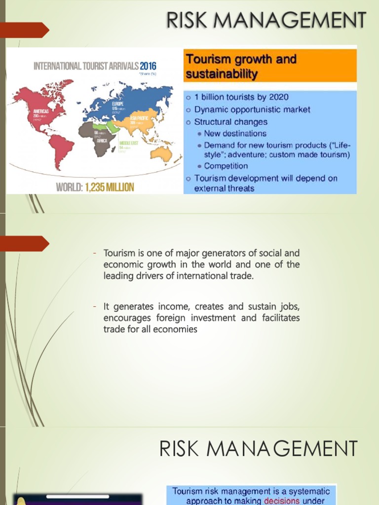 Risk Management in Tourism Industry | PDF | Hazards | Risk