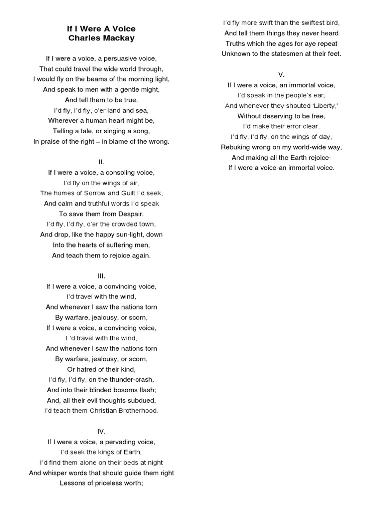 Speech Choir Piece PDF Singing