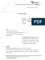 Carta Notarial