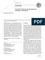 1 - Pre-Procesing of TerraSAR-X Data For Speckle Removal - An Approach For Performance Evaluation PDF