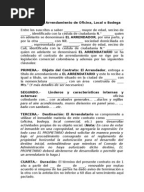 Carta de Aviso de Terminacion de Contrato de Arrendamiento 