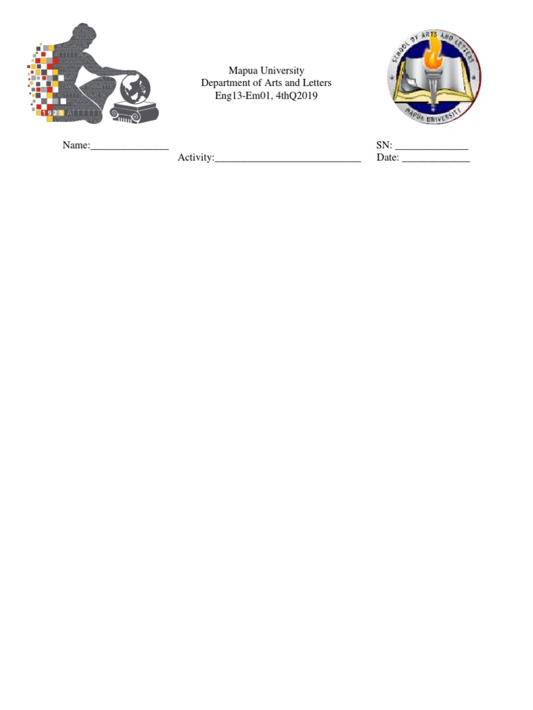 Mapua University Eng13-Em01 Form | PDF | Career & Growth | Business