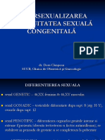 Intersexualizarea - Ambiguitatea Sexuală Congenitală 2018