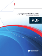 Language and Literature Guide: For Use From September 2014/january 2015
