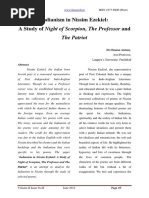 Indianism in Nissim Ezekiel: A Study of Night of Scorpion, The Professor and