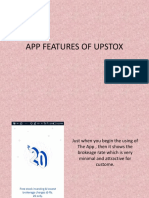 App Features of Upstox