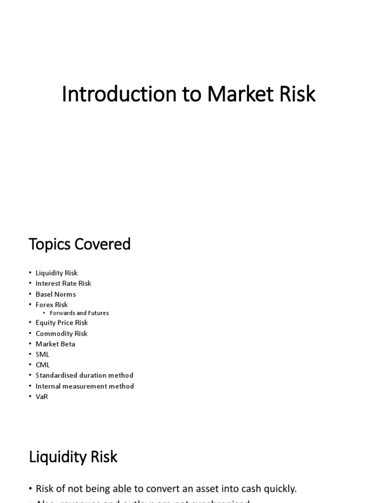 Understanding Market Risk Factors | PDF | Futures Contract | Hedge ...
